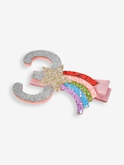 JoJo Maman Bébé Pink 5th Birthday Glitter Clip - Image 2 of 3