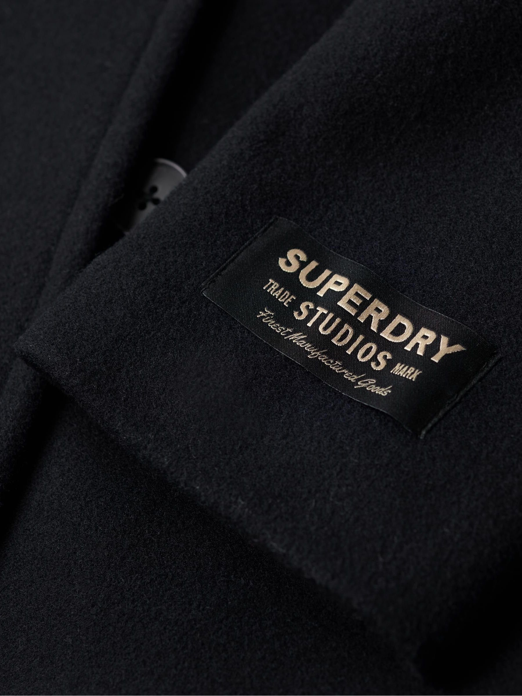 Buy Superdry Blue 2 IN 1 Wool Pea Coat from Next Luxembourg