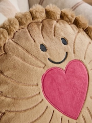 Natural 3D Jammy Biscuit Cushion - Image 2 of 5