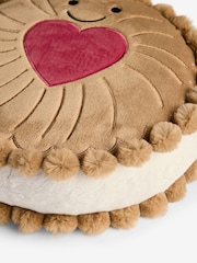 Natural 3D Jammy Biscuit Cushion - Image 5 of 5