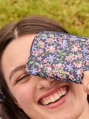 Cath Kidston Navy Raindrops Prin Card and Coin Purse - Image 2 of 3