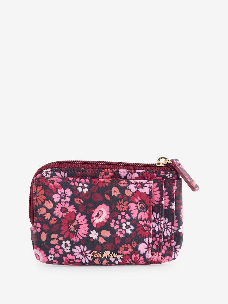 Cath Kidston Burgundy Red Card and Coin Purse - Image 3 of 3