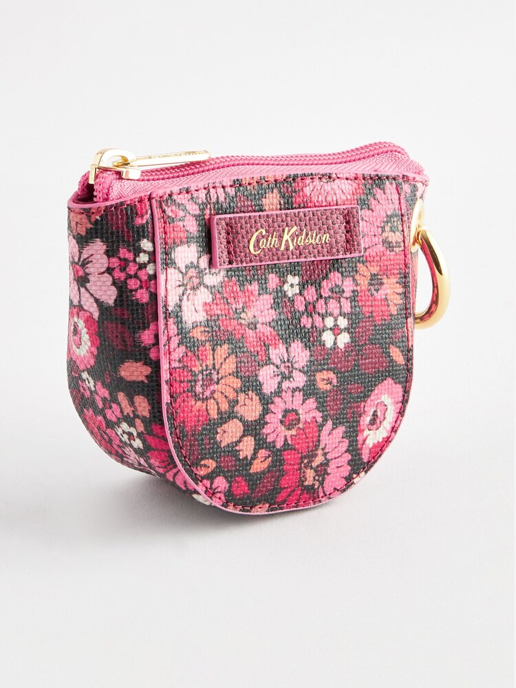Růžová a červená - Cath Kidston Zakřivená mince Kabelka - Image 1 of 6