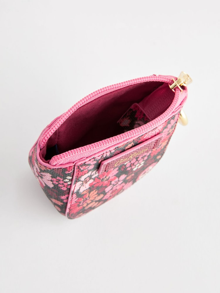 Růžová a červená - Cath Kidston Zakřivená mince Kabelka - Image 3 of 6