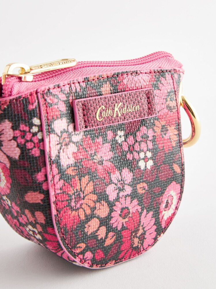 Růžová a červená - Cath Kidston Zakřivená mince Kabelka - Image 4 of 6