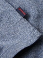 Superdry Blue Essential Logo Embroidery T-Shirt - Image 5 of 6