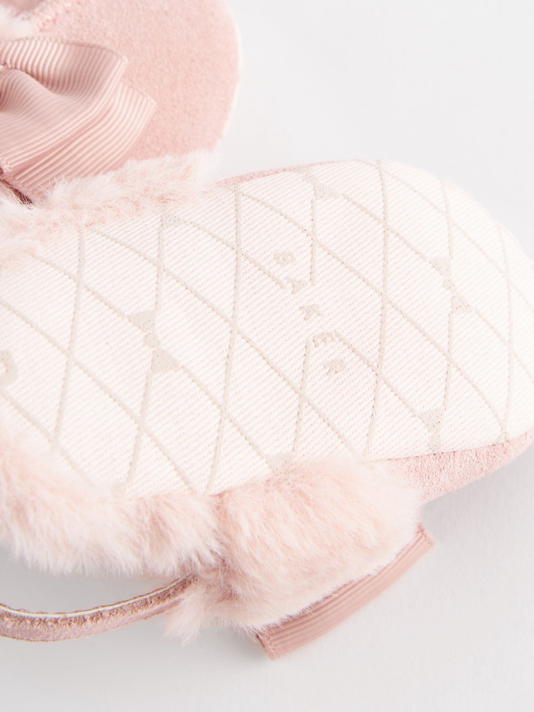 Buy Baker by Ted Baker Baby Girls Faux Fur Padder Mules from Next Luxembourg