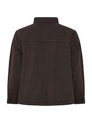 Yours Curve Brown Denim Shirt - Image 7 of 7