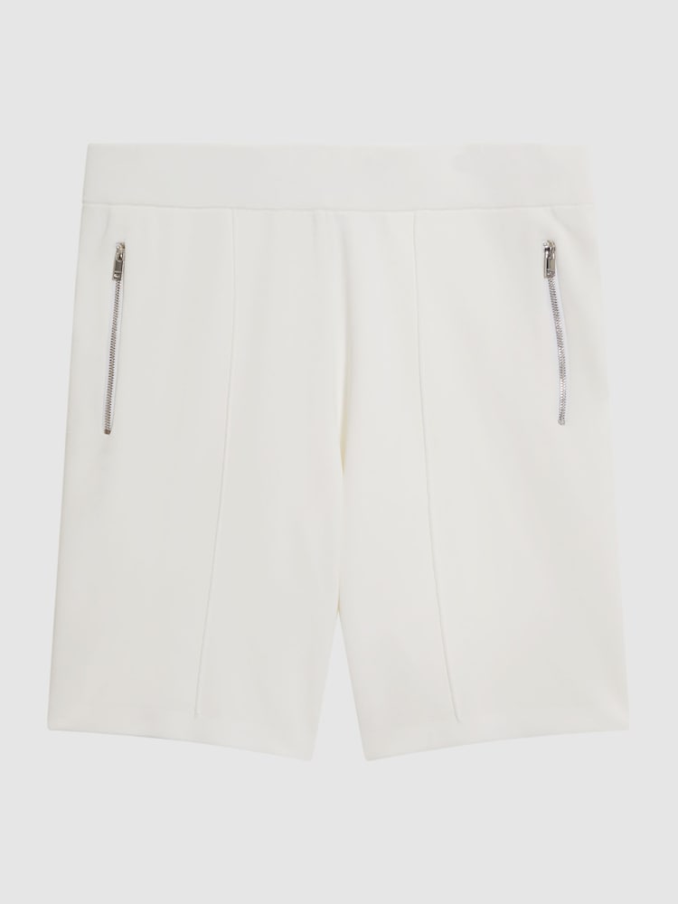 Reiss White Latin Elasticated Shorts - Image 2 of 4