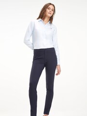 Tommy Hilfiger Blue Heritage Jenna 100% Cotton Regular Shirt - Image 1 of 5