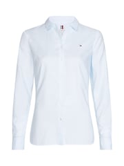 Tommy Hilfiger Blue Heritage Jenna 100% Cotton Regular Shirt - Image 5 of 5