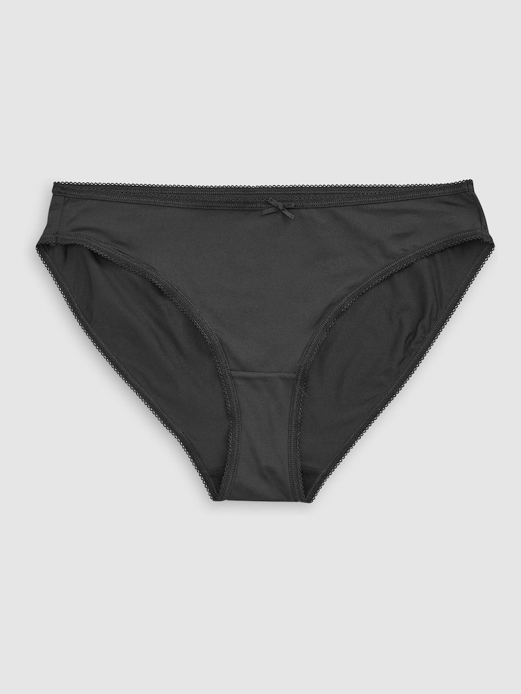 Noir/Blanc/Nu - Culotte en microfibre 7 Pack - Image 8 of 9