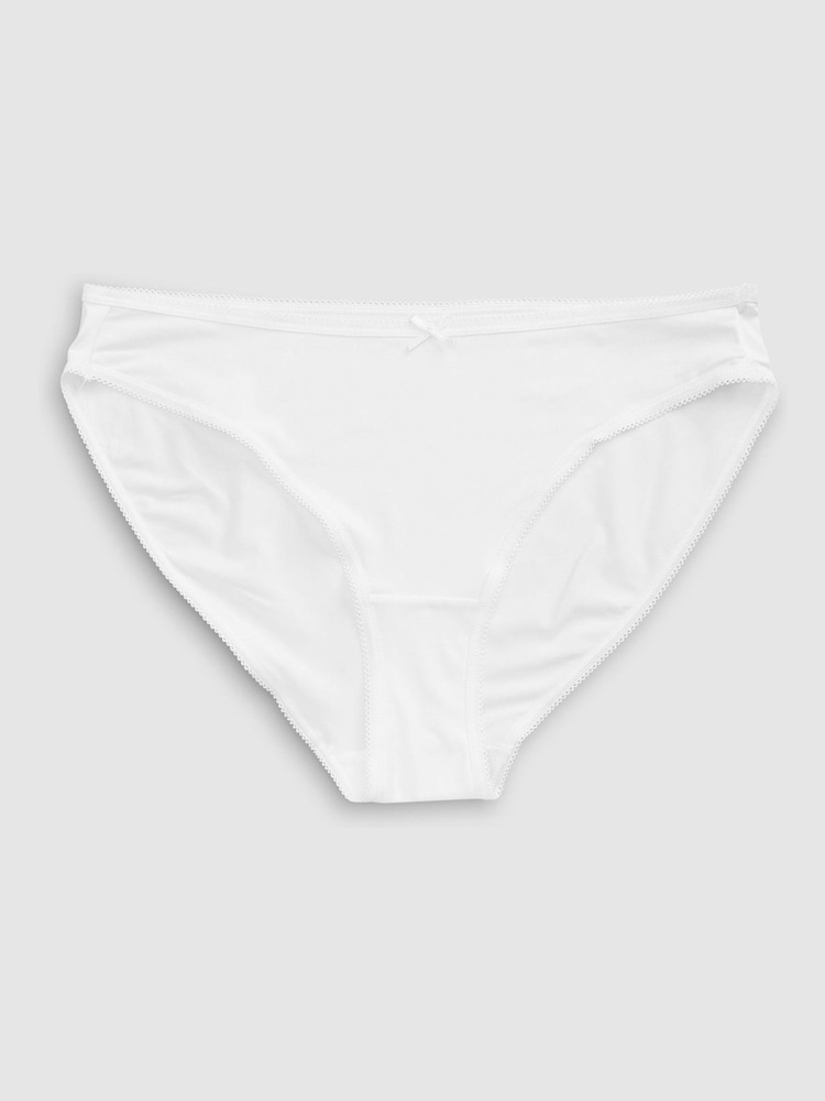 Black/White/Nude High Leg Microfibre Knickers 7 Pack - Image 9 of 9
