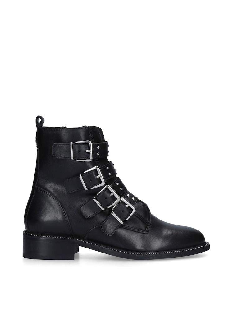 Carvela Black Strap Boots - Image 2 of 5