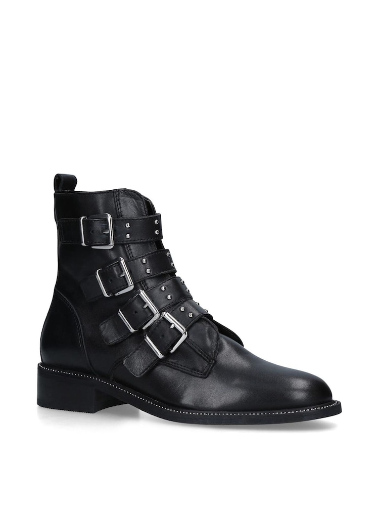 Carvela Black Strap Boots - Image 3 of 5