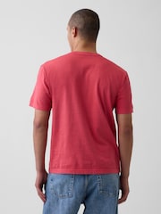 Rouge - T-shirt Gap décontracté à manches courtes - Image 2 de 4