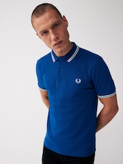 Fred Perry Mens Twin Tipped Polo Shirt - Image 1 of 4