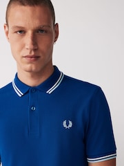 Fred Perry Mens Twin Tipped Polo Shirt - Image 4 of 4