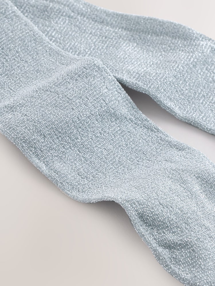 כסף - טייץ מנצנצים - תמונה 2 מתוך 3 כסף - טייץ מנצנצים - תמונה 2 מתוך 3