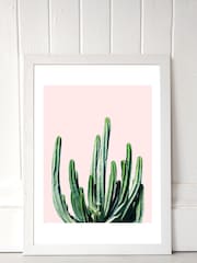 White Cactus Main by 83 Oranges Framed Print - Image 1 of 4