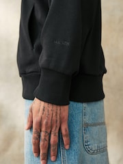 adidas Black All Season Fleece Zip Up Hoodie - Image 5 of 6