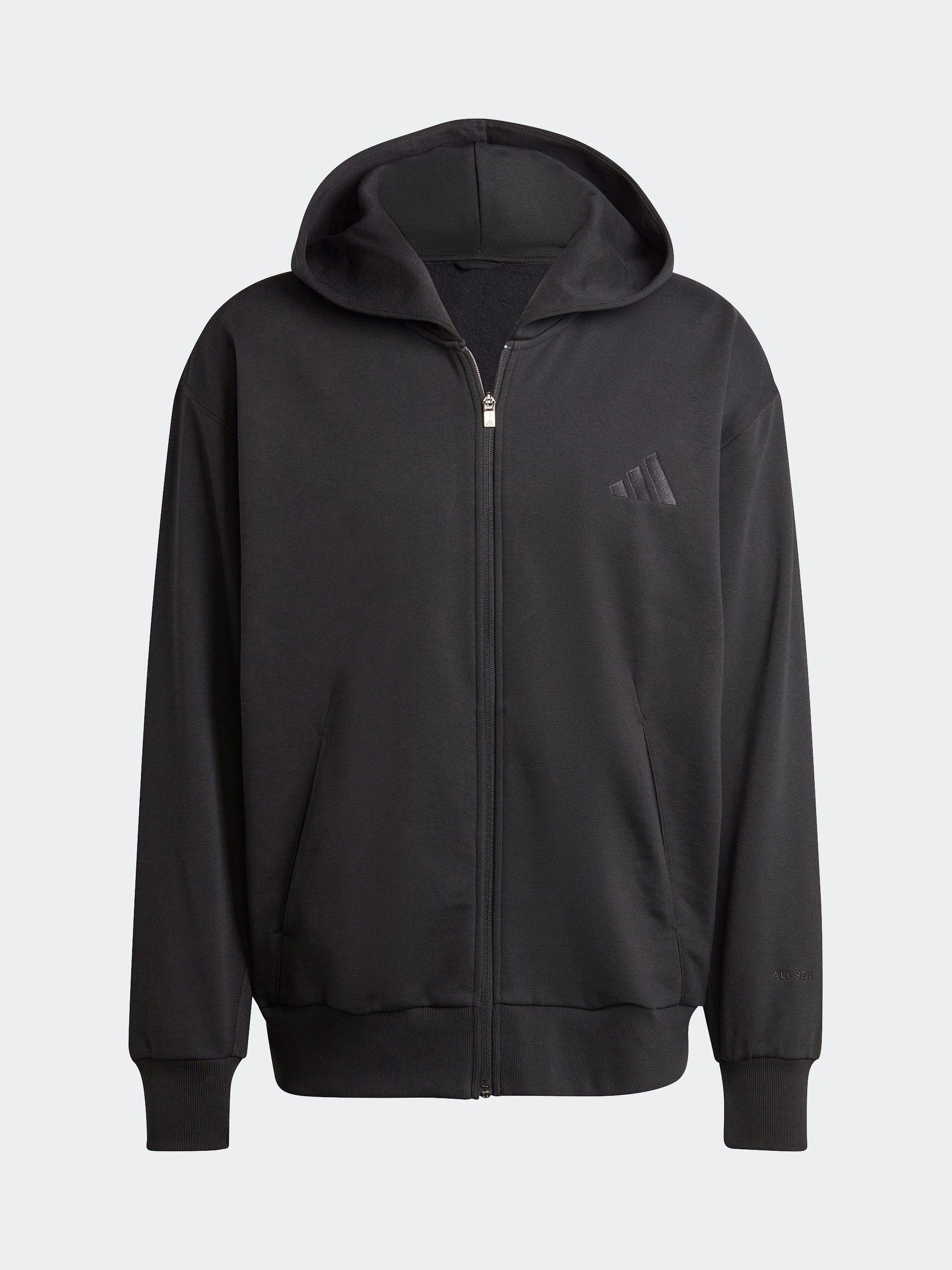 Buy adidas Black All Season Fleece Zip Up Hoodie from Next Luxembourg