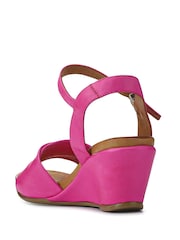 Pavers Pink Adjustable Buckle Wedges - Image 3 of 6