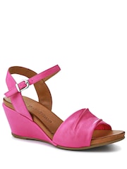 Pavers Pink Adjustable Buckle Wedges - Image 4 of 6
