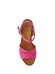 Pavers Pink Adjustable Buckle Wedges - Image 5 of 6