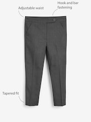 Grey Plain Front School Trousers (3-18yrs) - Image 3 of 7