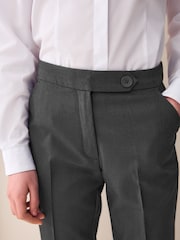 Grey Plain Front School Trousers (3-18yrs) - Image 5 of 7