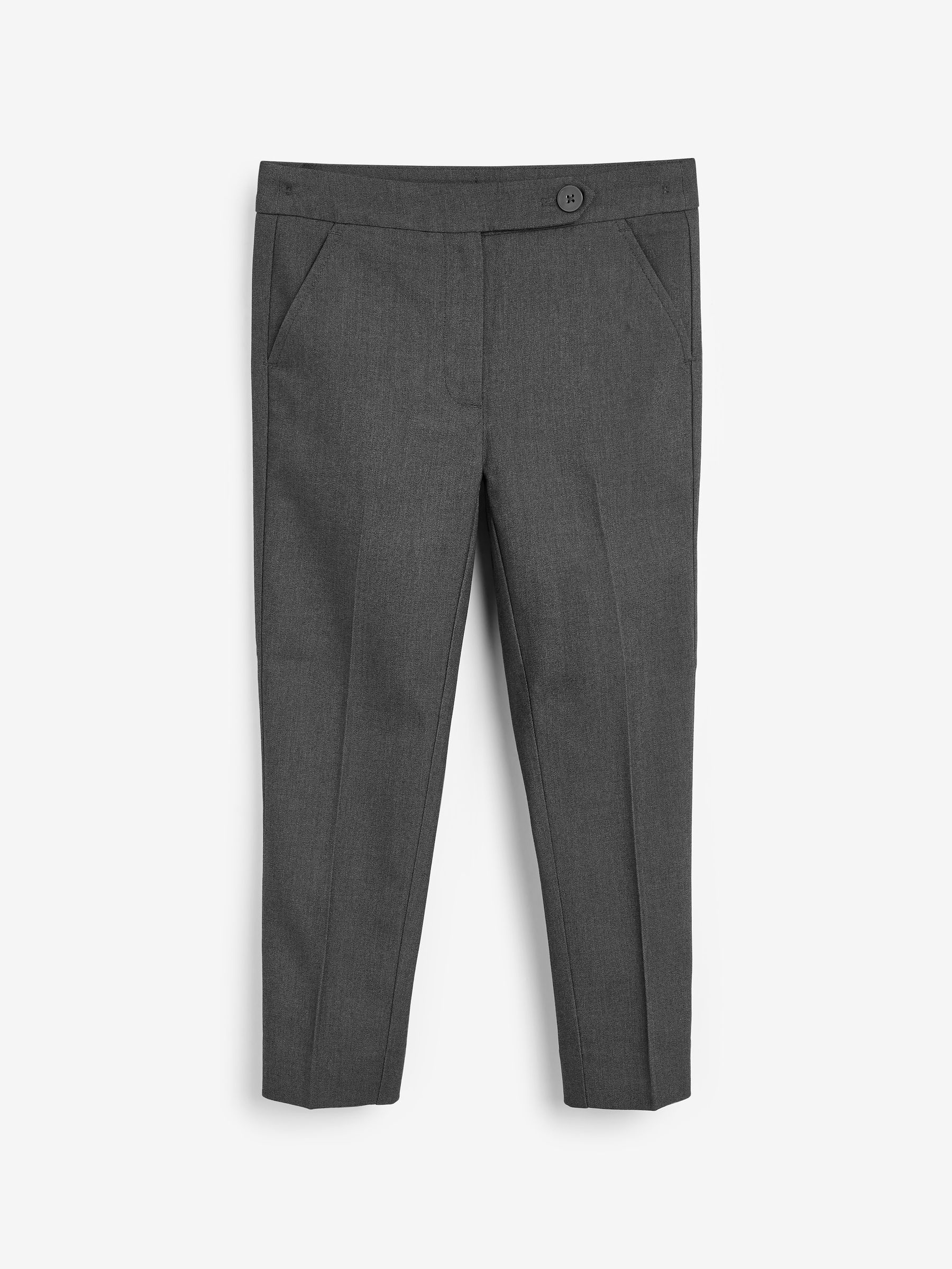 Buy Grey Plain Front School Trousers (3-18yrs) from Next USA