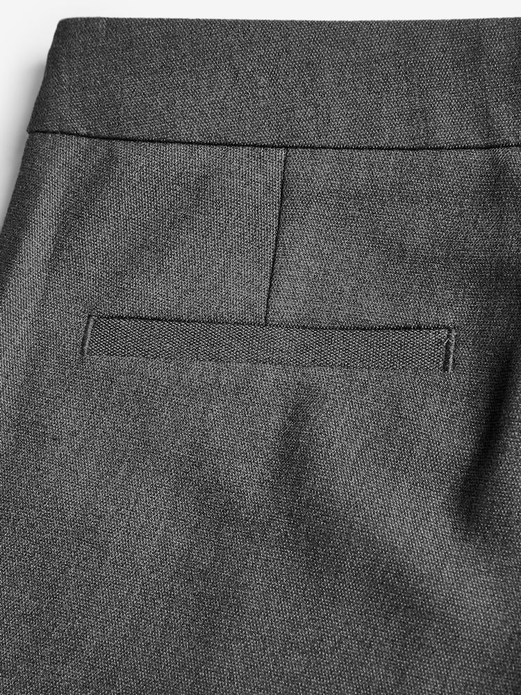 Grey Plain Front School Trousers (3-18yrs) - Image 9 of 9