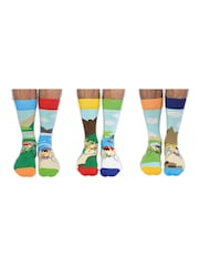 United Odd Socks Blue On Your Bike Cycling Socks - Image 2 of 5