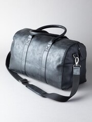 Lakeland Leather Black Scarsdale Leather Holdall - Image 3 of 7