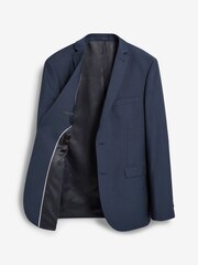 Blue Tailored Signature Tollegno Italian Wool Suit Jacket - Image 9 of 9
