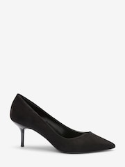 Black Regular/Wide Fit Forever Comfort® Asymmetric Kitten Court Shoes - Image 2 of 5