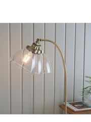 Gallery Home Antique Brass Pierre Floor Lamp - Image 4 of 7