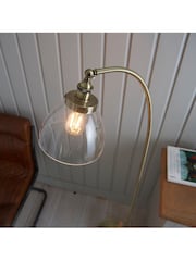 Gallery Home Antique Brass Pierre Floor Lamp - Image 5 of 7