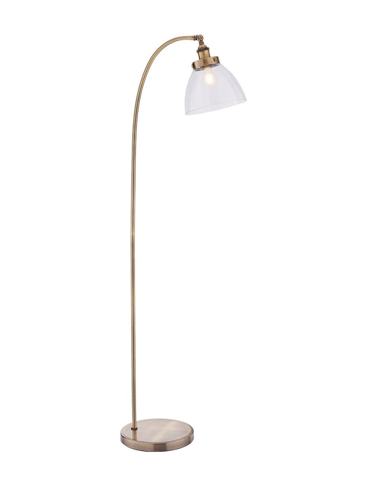 Gallery Home Antique Brass Pierre Floor Lamp - Image 5 of 5