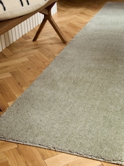 Sage Green Cosy Washable Shaggy Runners - Image 2 of 5