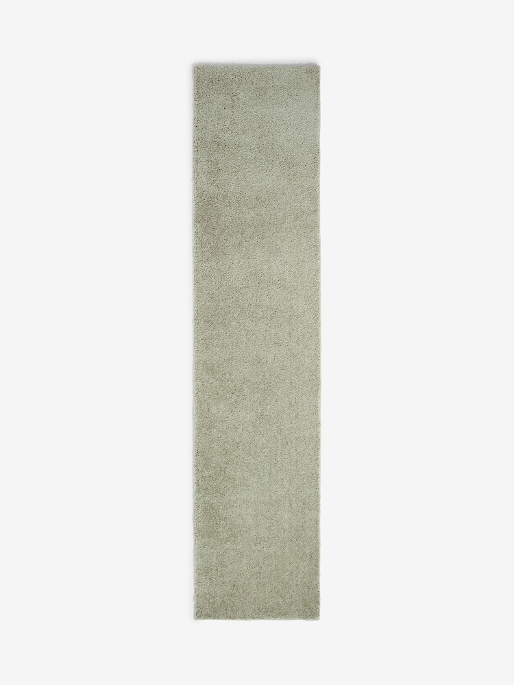 Sage Green Cosy Washable Shaggy Runners - Image 5 of 5