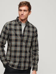 Superdry Black Vintage Check Shirt - Image 3 of 6