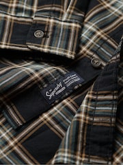 Superdry Black Vintage Check Shirt - Image 5 of 6
