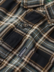 Superdry Black Vintage Check Shirt - Image 6 of 6