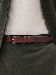 Brown Leather Belt - Image 1 of 5