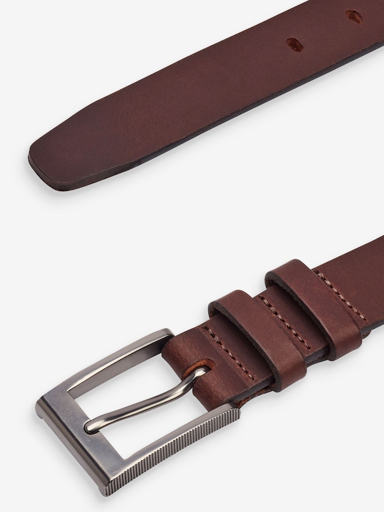 Brown Leather Belt - Image 5 of 5
