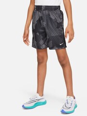 Nike Black Multi DriFIT Shorts - Image 1 of 7