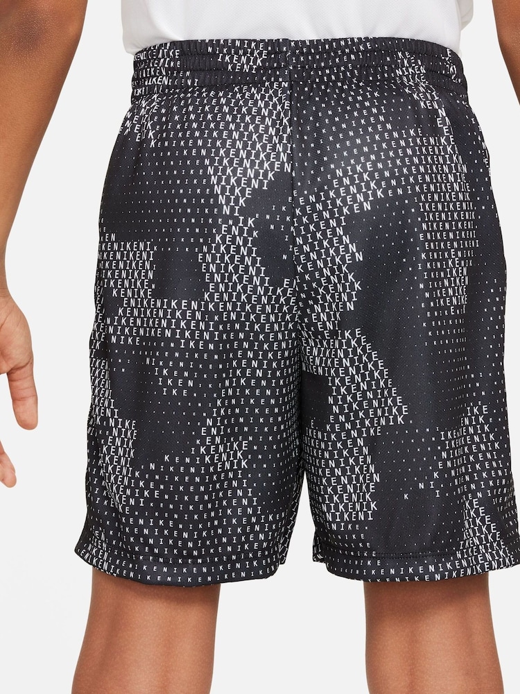 Nike Black Multi DriFIT Shorts - Image 2 of 7 Nike Black Multi DriFIT Shorts - Image 2 of 7