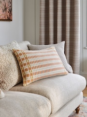 Peach Pink 40 x 59cm Eva Textured Cushion - Image 1 of 6